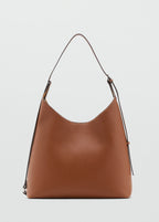 Shopper Bag With Buckle Leather