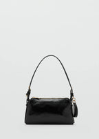 Shiny Shoulder Bag Black