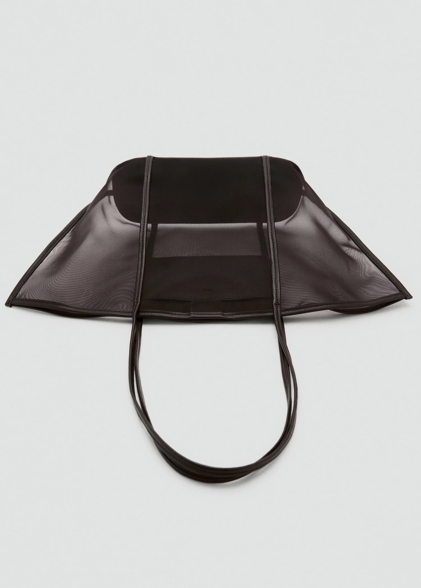 Semi Transparent Shopper Bag Chocolate