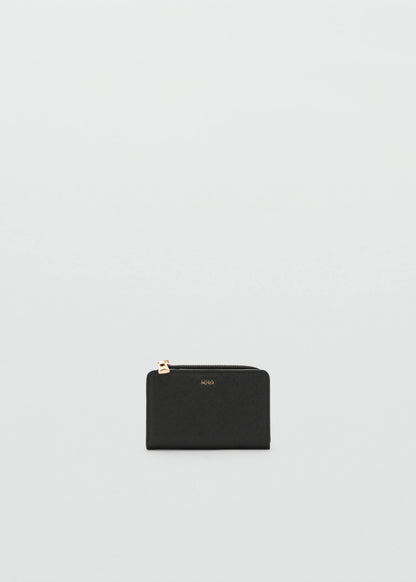Safiano Effect Wallet With Flap Black