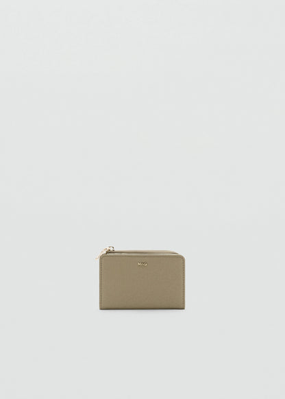 Safiano Effect Wallet With Flap Khaki