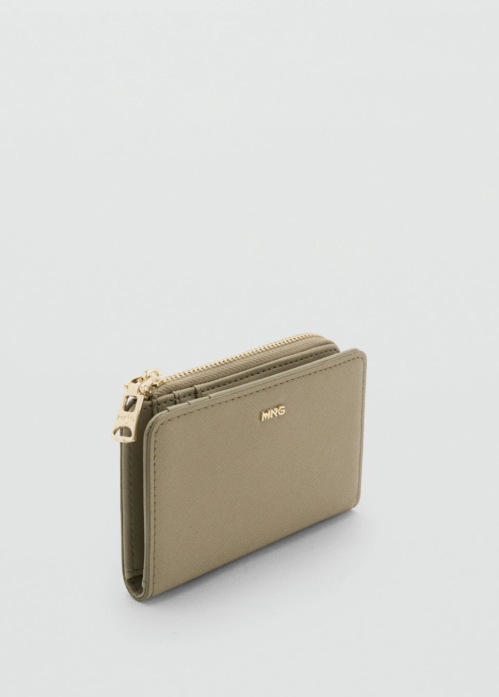 Safiano Effect Wallet With Flap Khaki