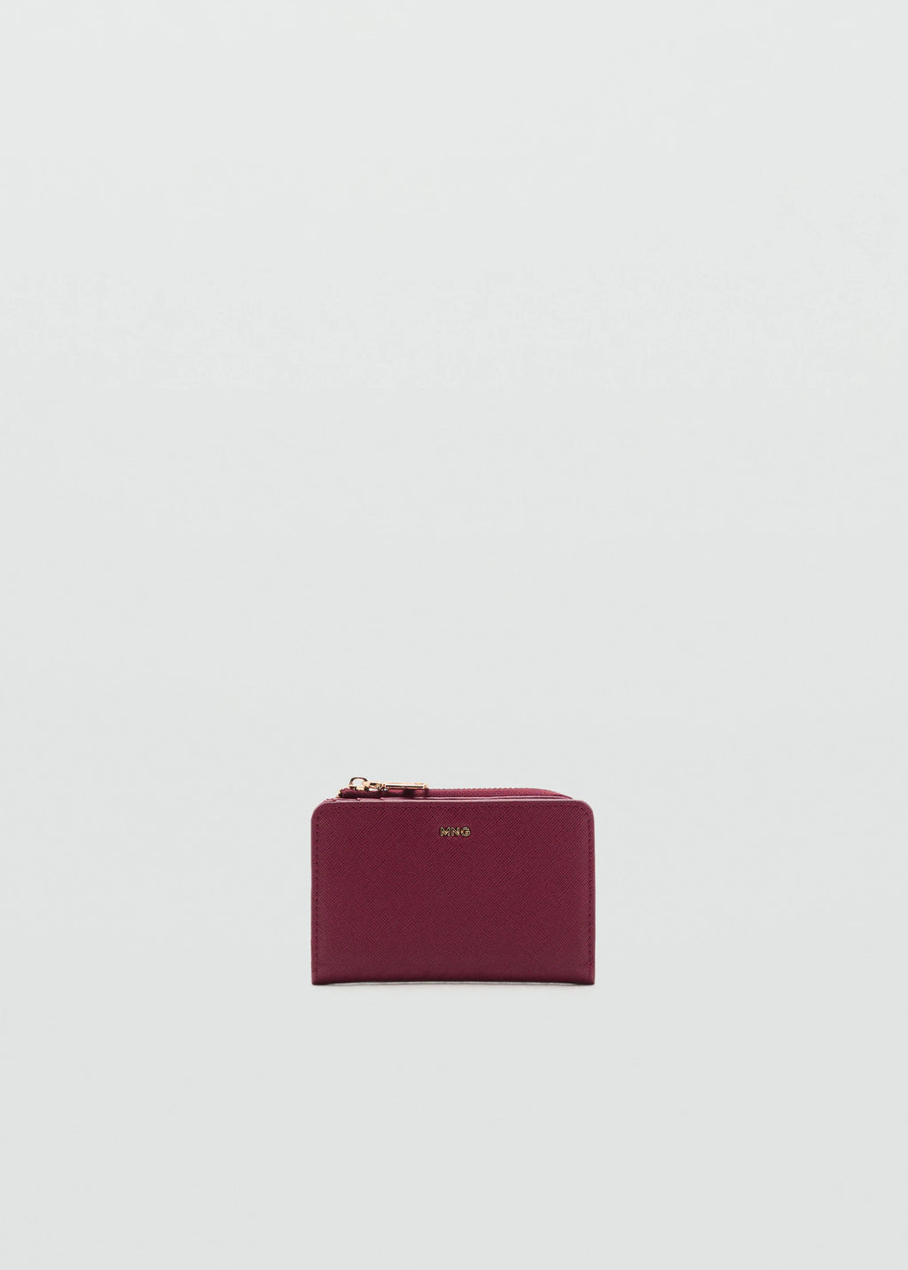 Safiano Effect Wallet With Flap Burgundy