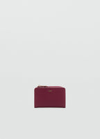 Safiano Effect Wallet With Flap Burgundy