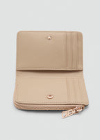 Safiano Effect Wallet With Flap Vanilla