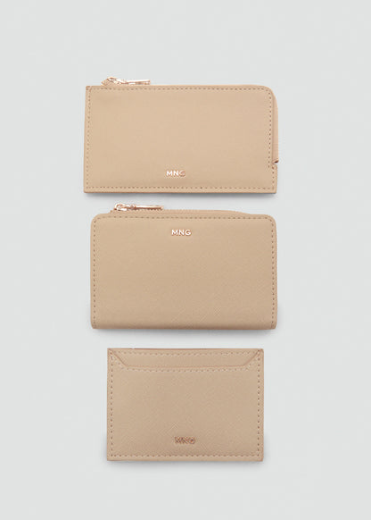 Safiano Effect Wallet With Flap Vanilla