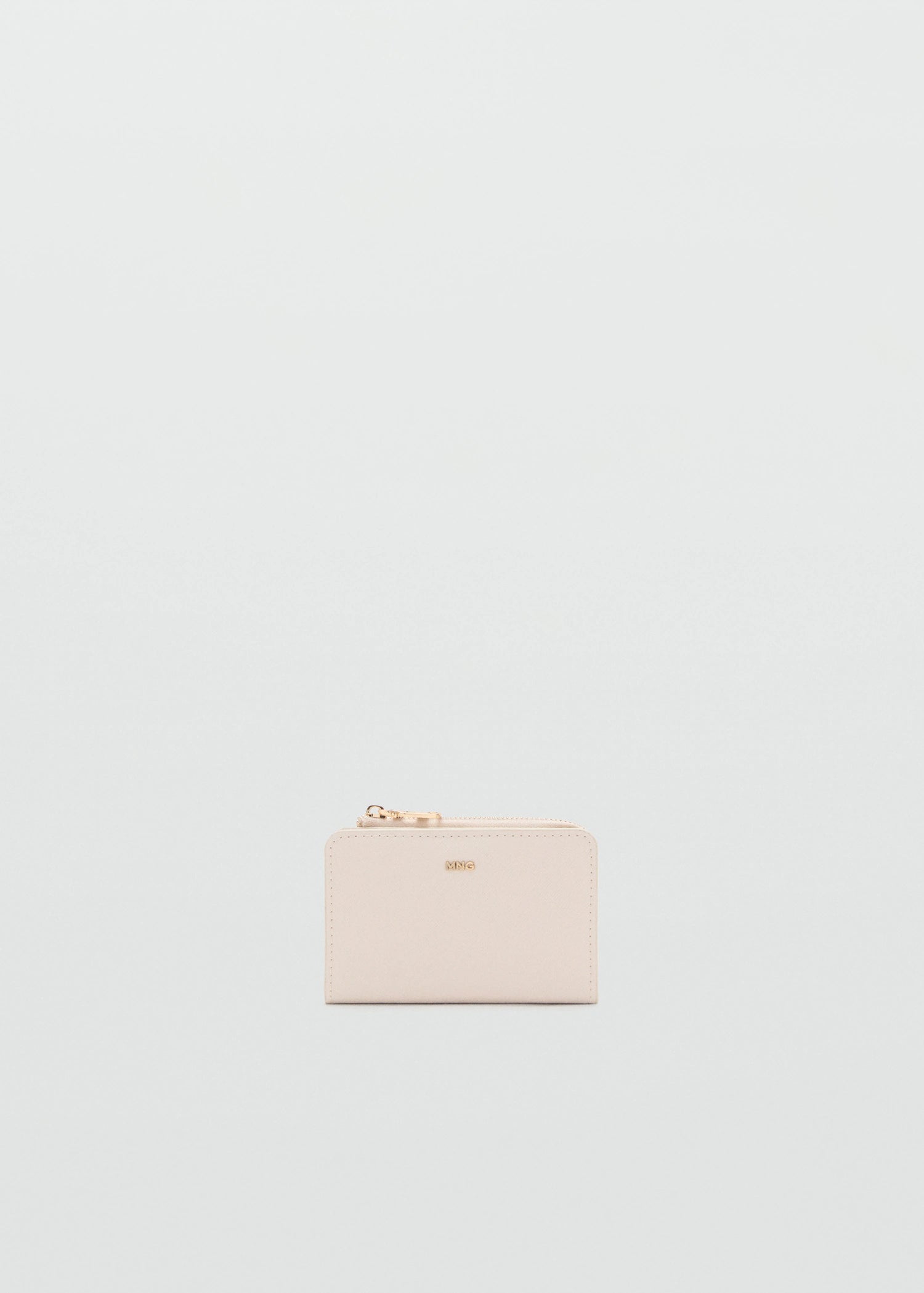 Safiano Effect Wallet With Flap Off White