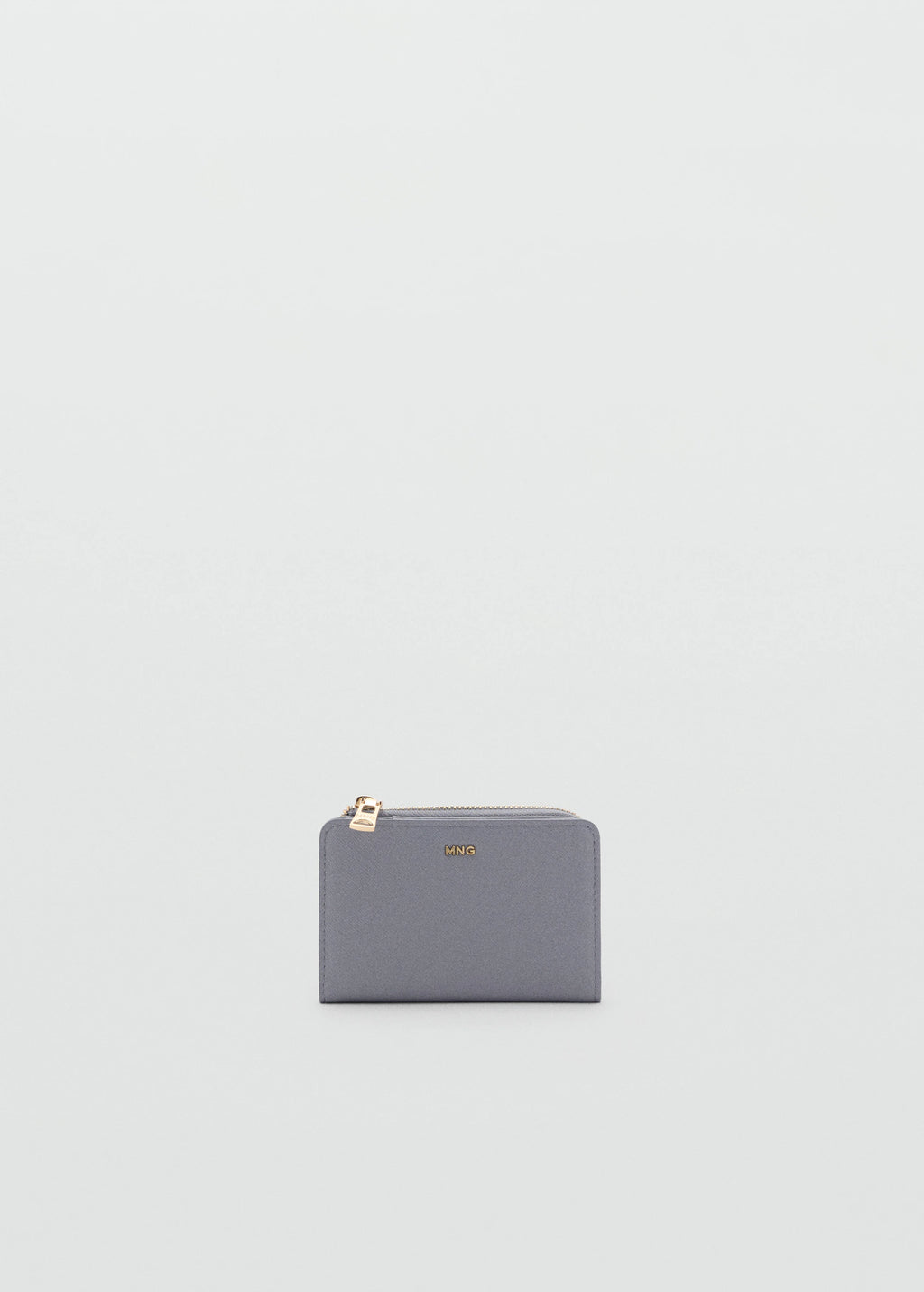 Safiano Effect Wallet With Flap Light/Pastel Grey