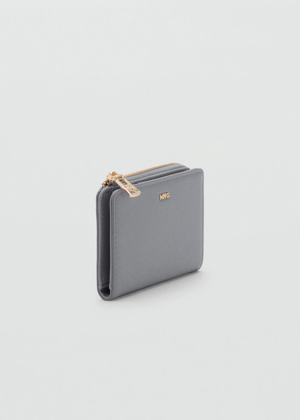Safiano Effect Wallet With Flap Light/Pastel Grey