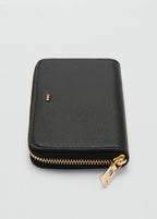 Saffiano Effect Wallet Black