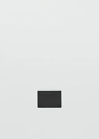 Saffiano Effect Cardholder Black