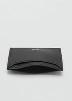 Saffiano Effect Cardholder Black