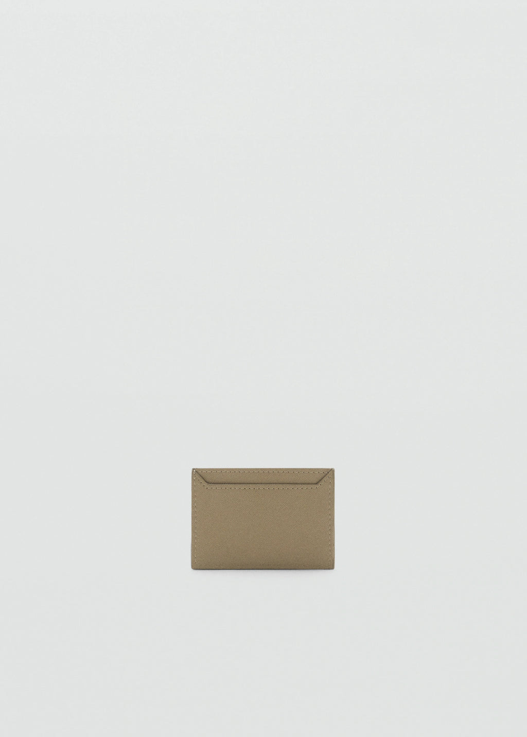 Saffiano Effect Cardholder Khaki