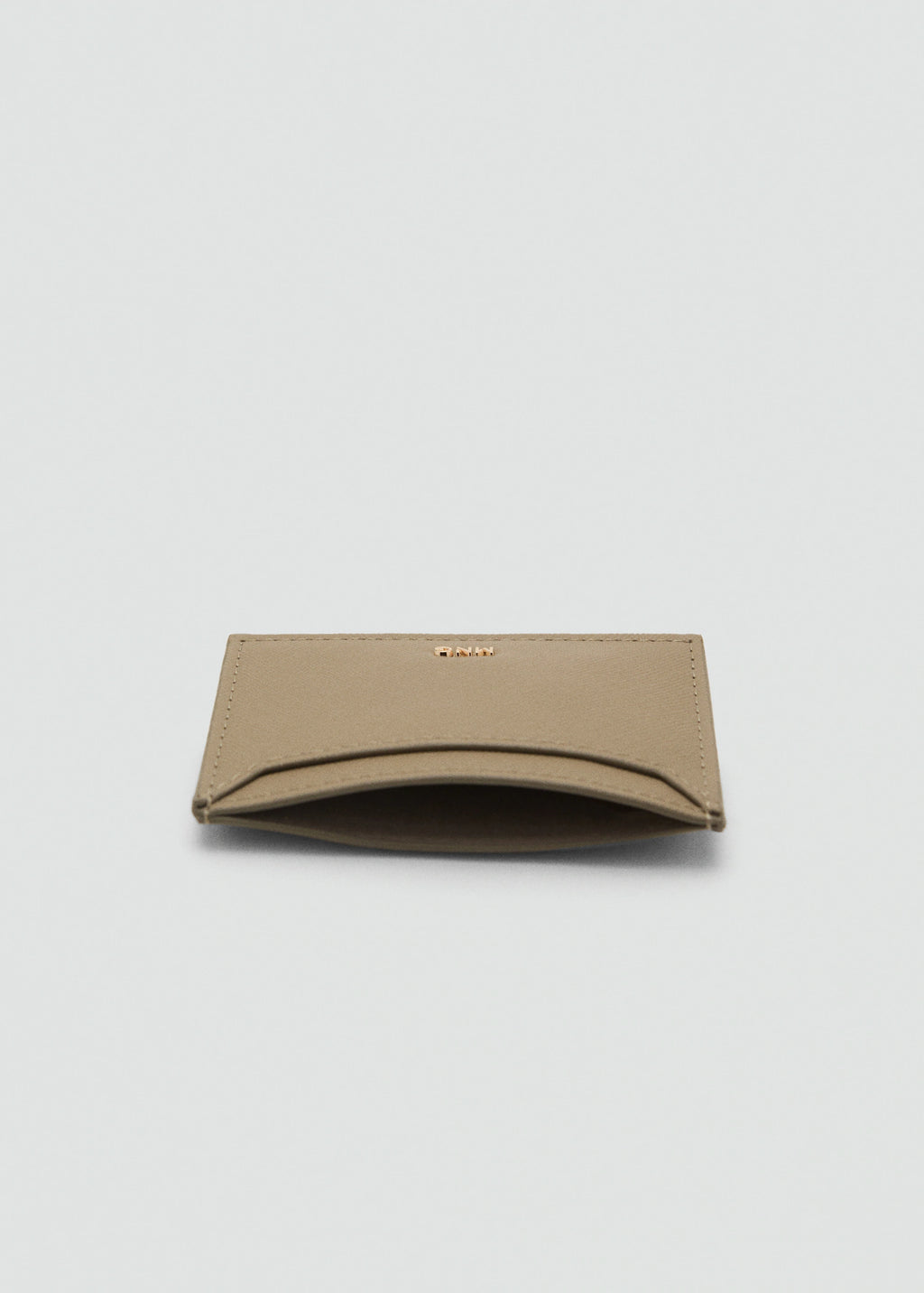 Saffiano Effect Cardholder Khaki