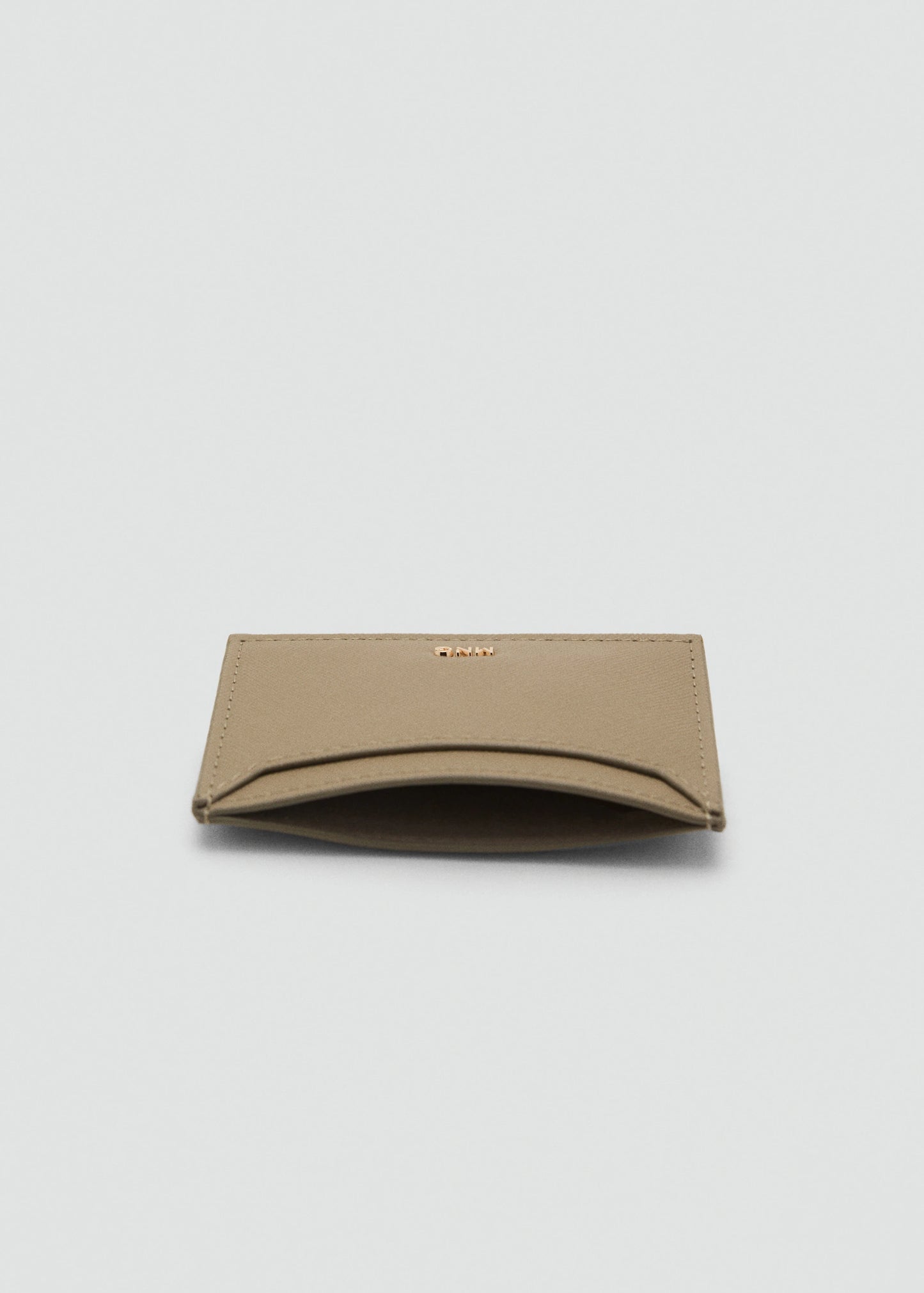 Saffiano Effect Cardholder Khaki