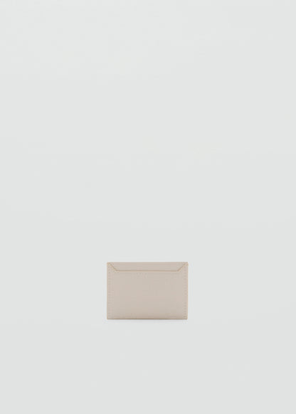 Saffiano Effect Cardholder Off White