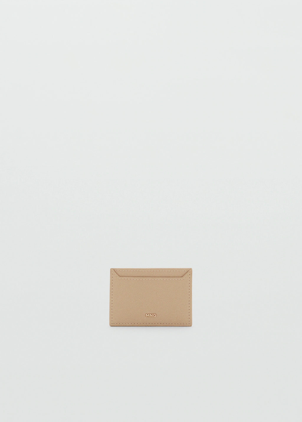 Saffiano Effect Cardholder Vanilla