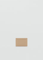 Saffiano Effect Cardholder Vanilla