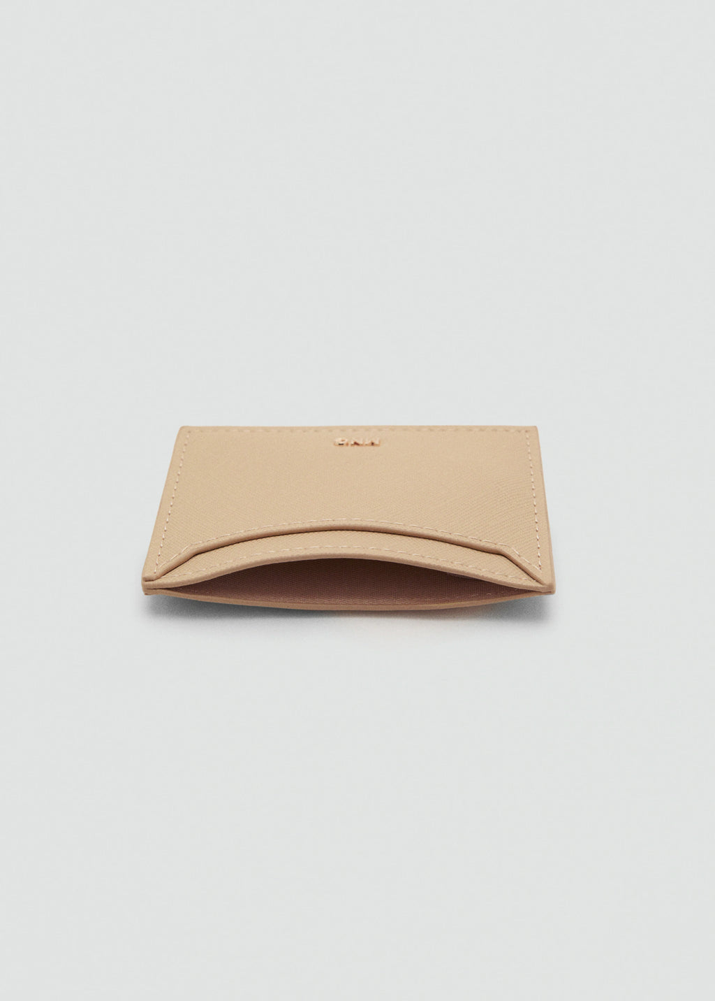 Saffiano Effect Cardholder Vanilla