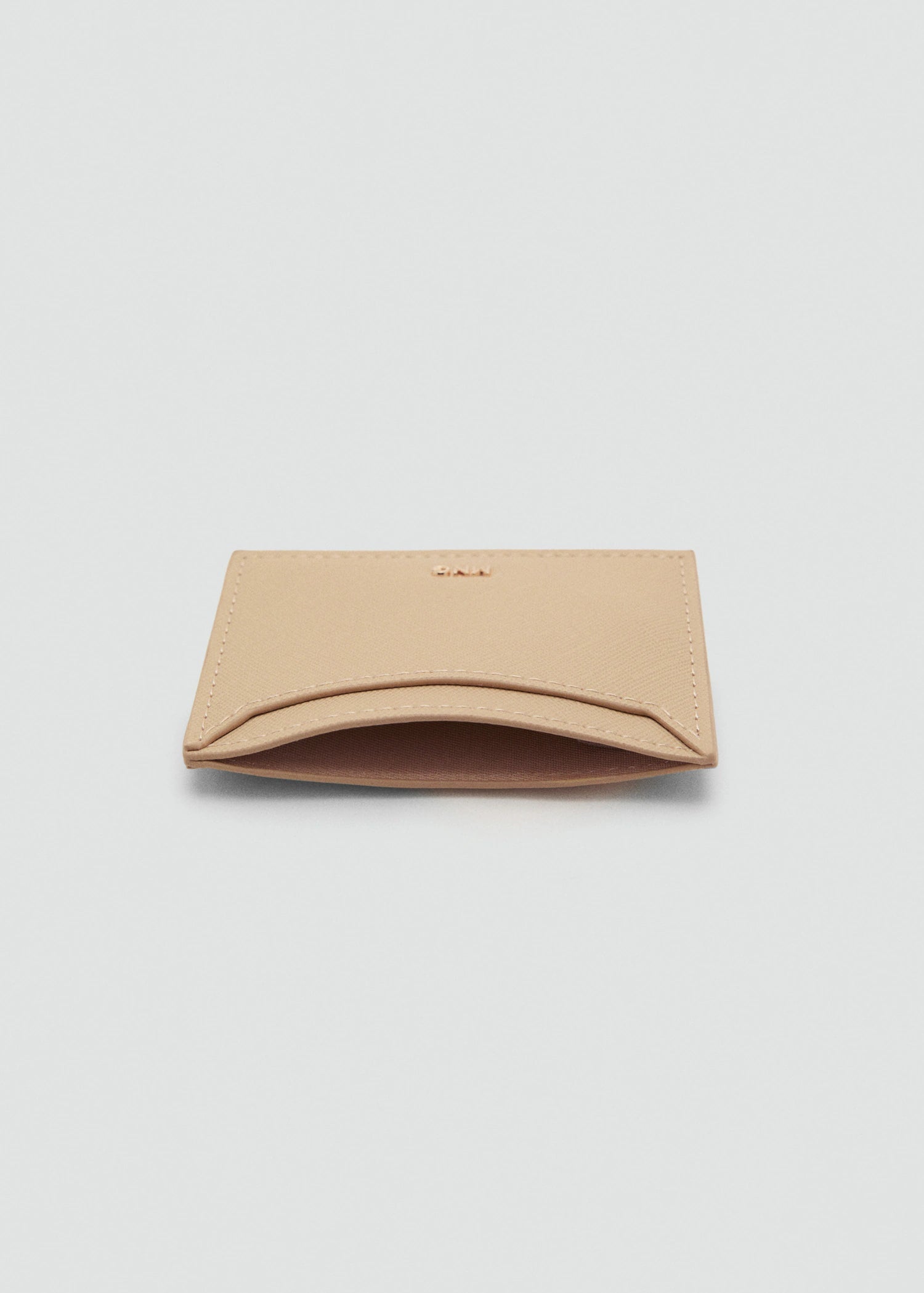 Saffiano Effect Cardholder Vanilla