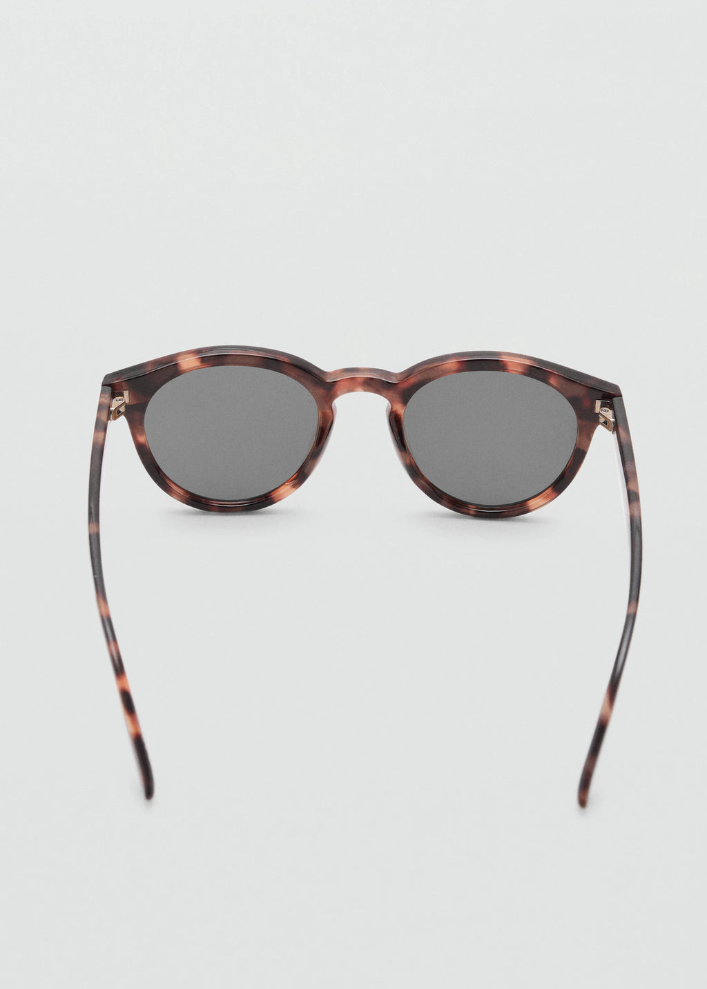 Round Framed Sunglasses Chocolate