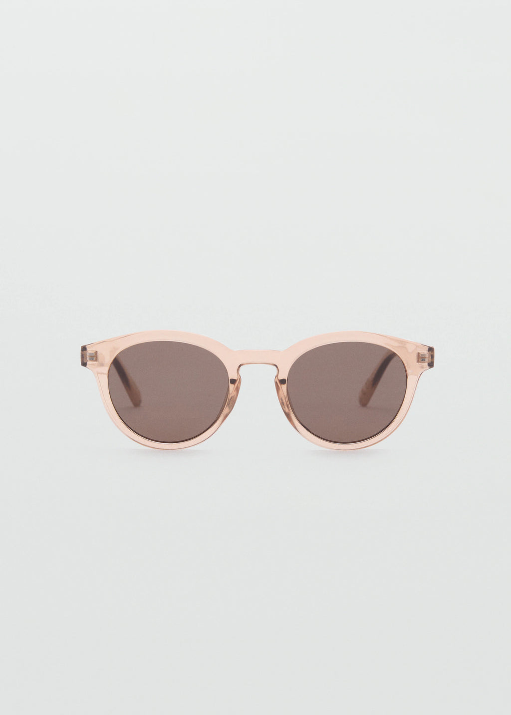 Round Framed Sunglasses Pastel Pink