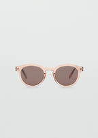 Round Framed Sunglasses Pastel Pink