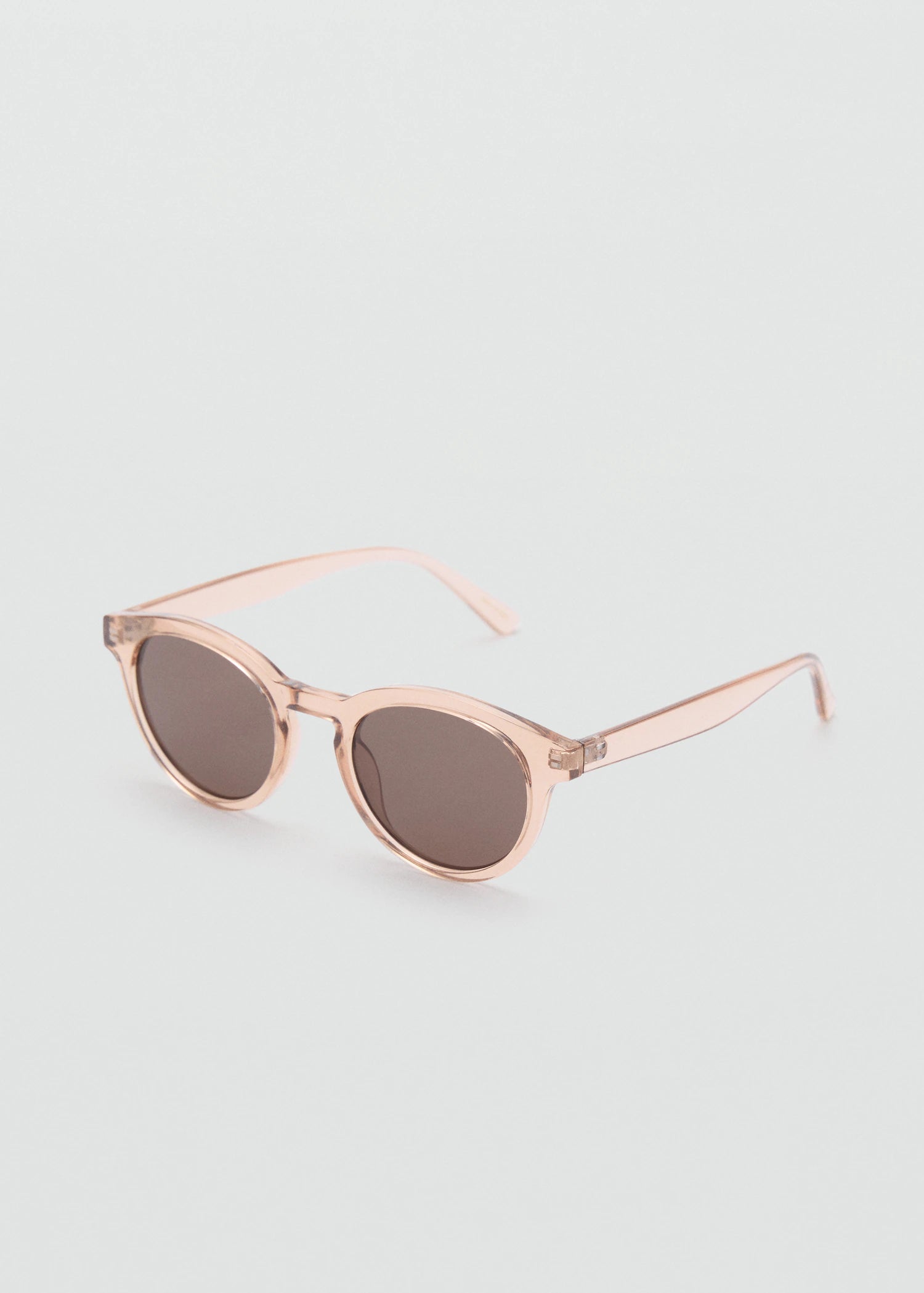 Round Framed Sunglasses Pastel Pink
