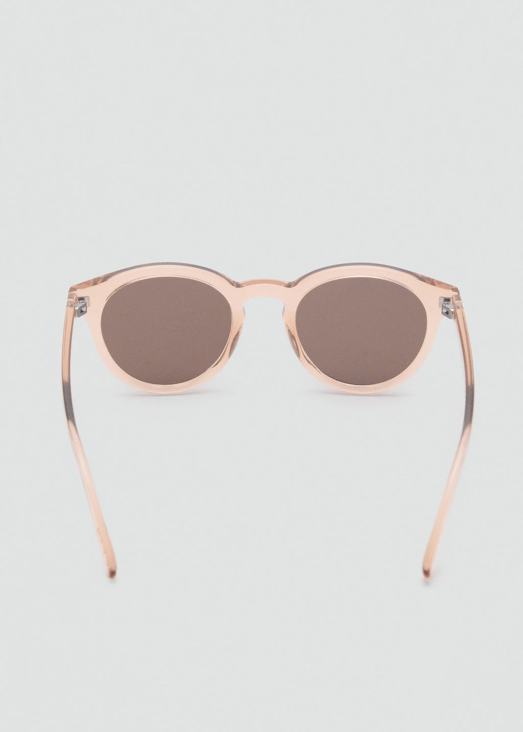 Round Framed Sunglasses Pastel Pink