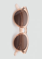 Round Framed Sunglasses Pastel Pink