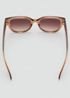 Round Framed Sunglasses Peach