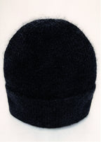 Rib Knit Cap Black