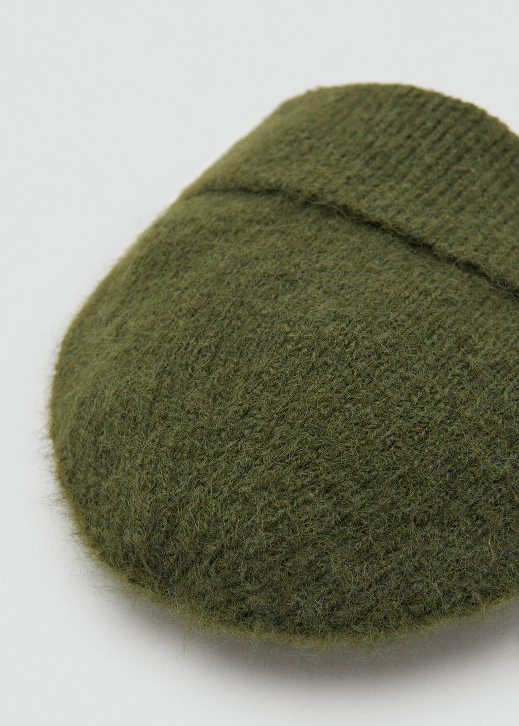 Rib Knit Cap Khaki