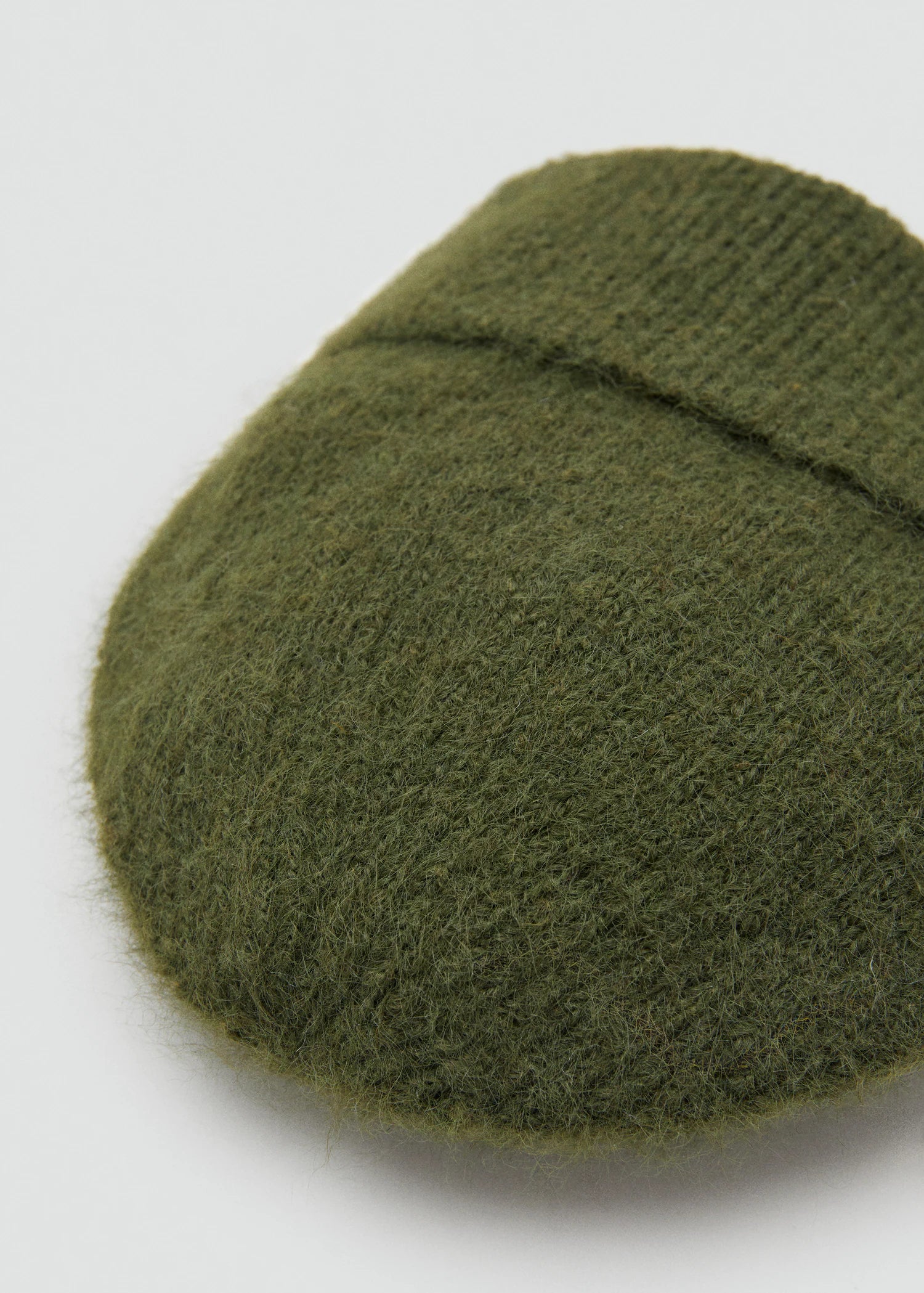 Rib Knit Cap Khaki