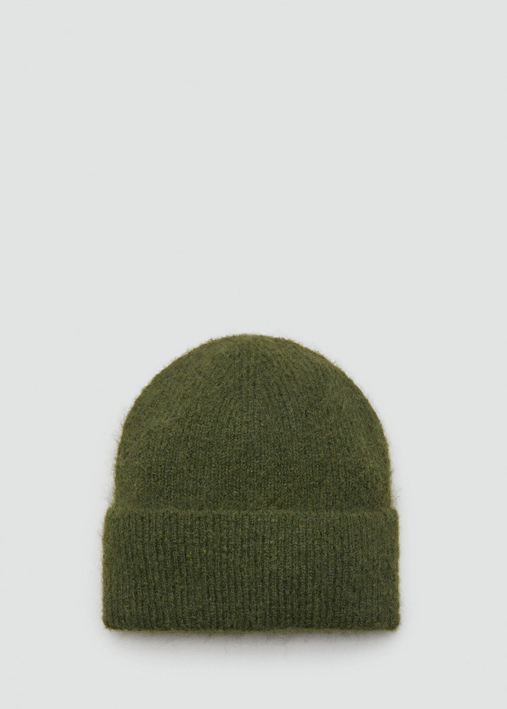 Rib Knit Cap Khaki