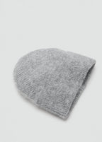 Rib Knit Cap Medium Heather Grey