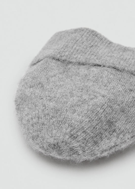 Rib Knit Cap Medium Heather Grey