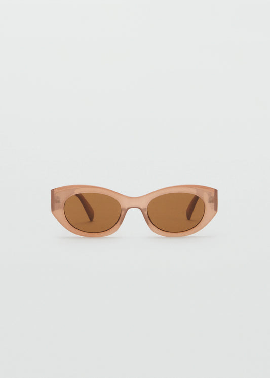 Resin Frame Sunglasses Brown