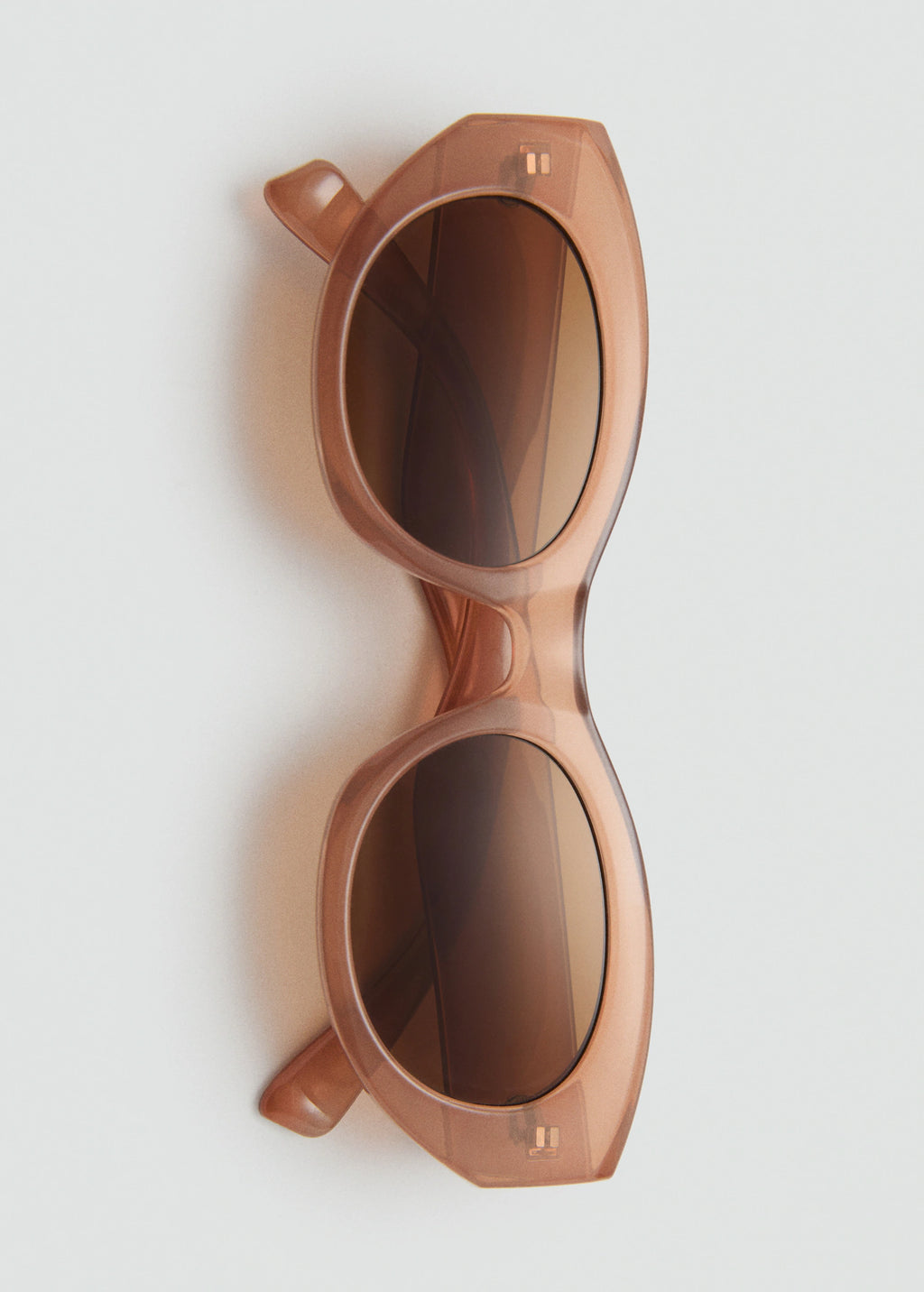 Resin Frame Sunglasses Brown
