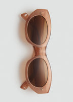 Resin Frame Sunglasses Brown