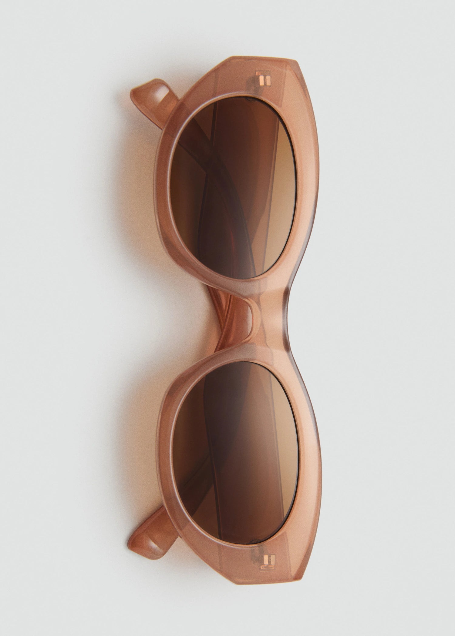 Resin Frame Sunglasses Brown