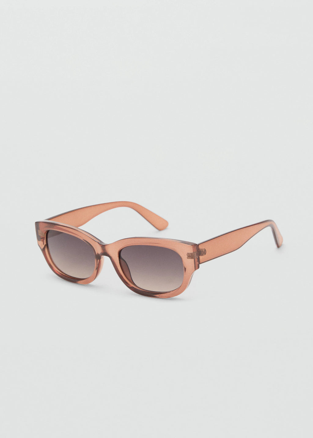 Resin Frame Sunglasses Peach