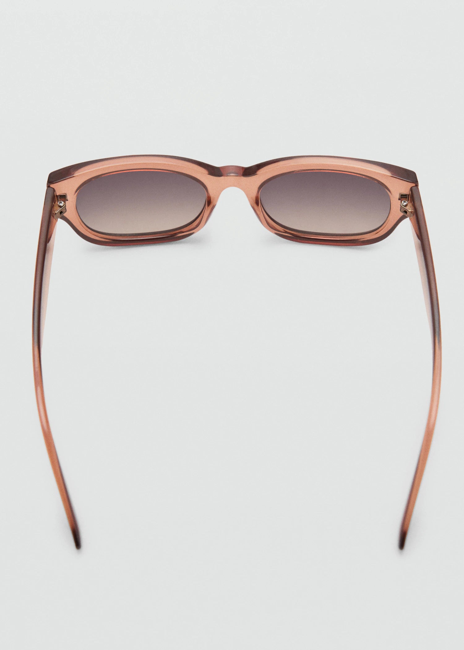 Resin Frame Sunglasses Peach