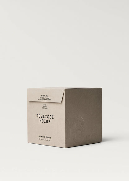 Reglisse Noire Scented Candle 500 G Brown