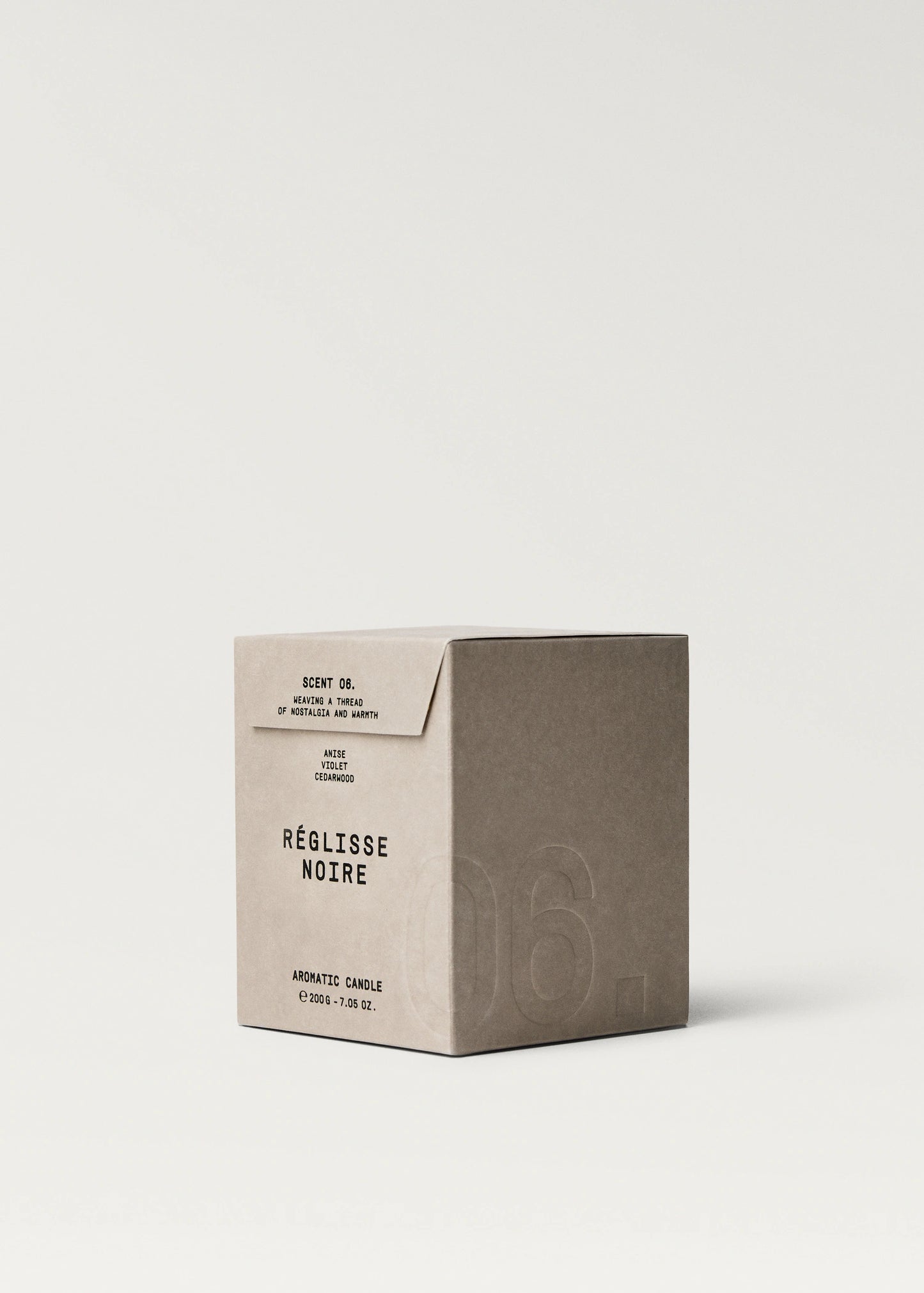 Reglisse Black Scented Candle 200 G Brown