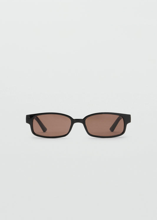 Rectangular Frame Sunglasses Black