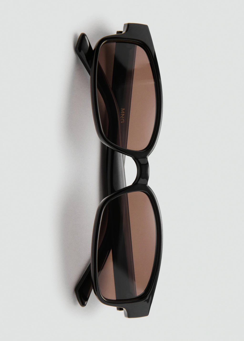 Rectangular Frame Sunglasses Black