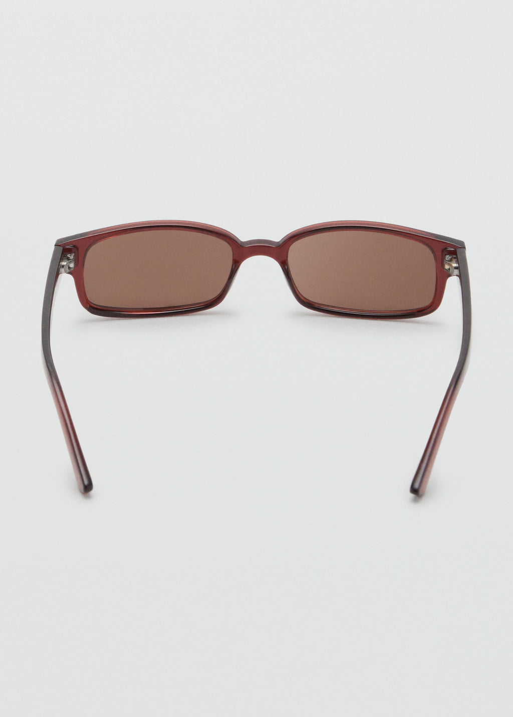 Rectangular Frame Sunglasses Brown