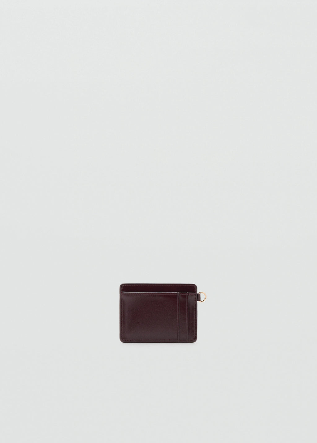 Quilted Cardholder Burgundy