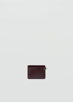 Quilted Cardholder Burgundy